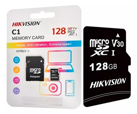 MEMORIA MICRO SD 128GB HIKVISION C1 C/ADAPT